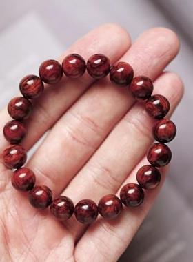 秒沉水 海黄紫油梨    1.0x19颗 约8.8g木简约盘玩文玩念珠送礼