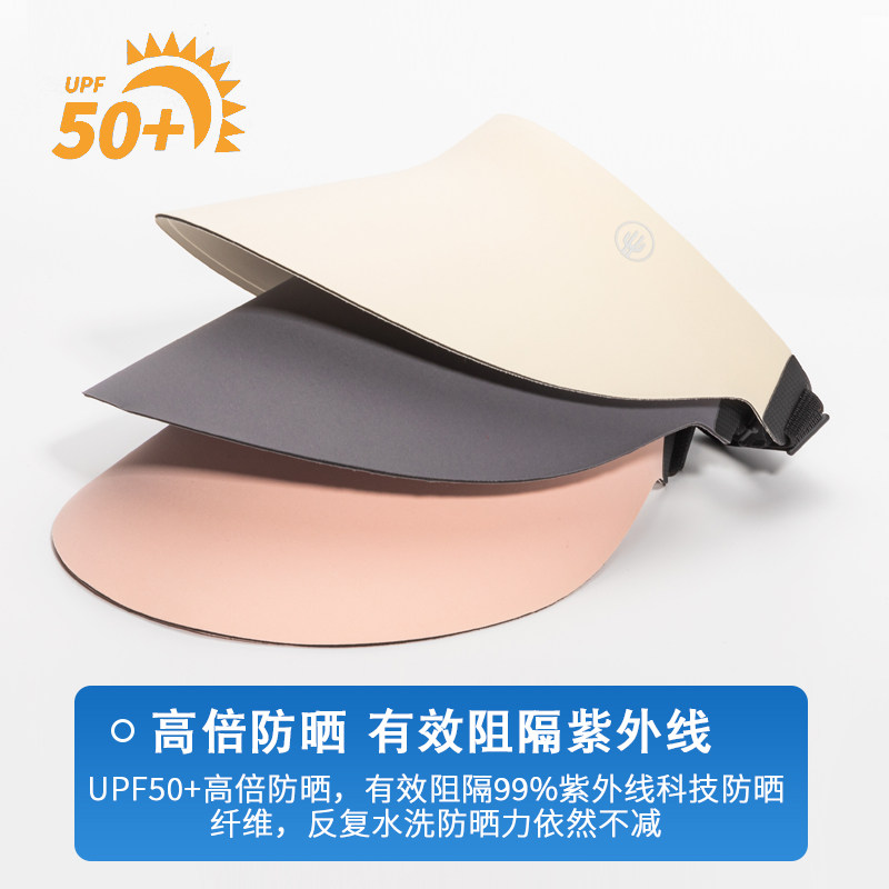 无痕一体出游太阳防晒帽