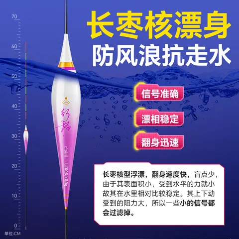 夜光漂大物小凤仙加长走浮标防风抗鲢鳙行程鱼漂水硬尾浮漂
