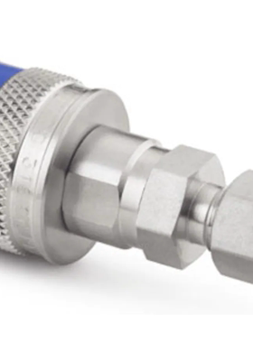 【SS-QC6-B-600K5】Swagelok世伟洛克仪表快速接头管体3/8 in蓝色