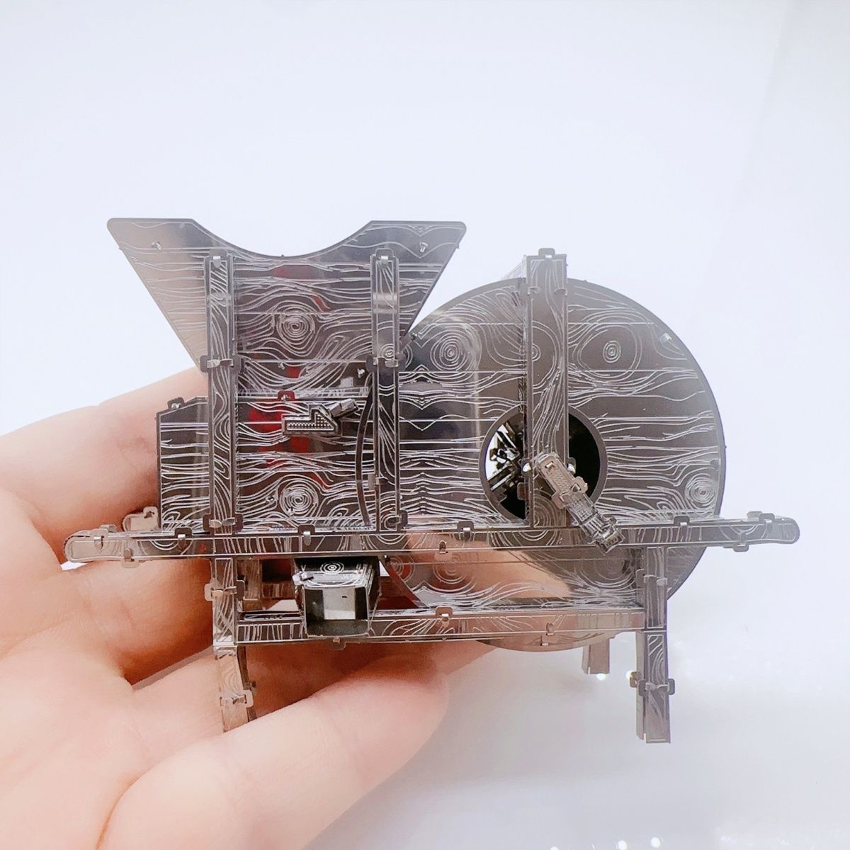 谷风车 3D立体金属建筑拼图DIY手工制作拼装模型玩具摆件怀旧礼物