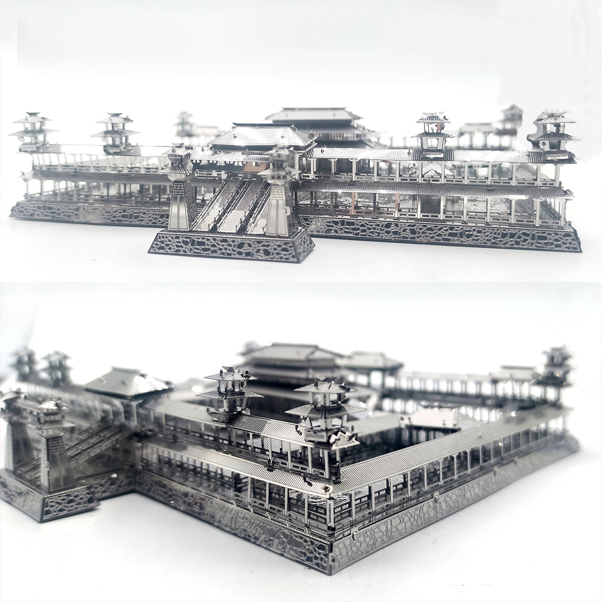 金属拼图14+立体拼图建筑