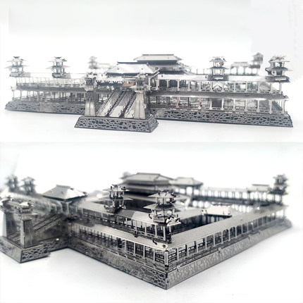 未央宫  3D立体金属建筑成人拼图DIY手工制作益智拼装模型玩具