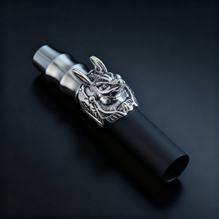 高品质不锈钢烟嘴水烟配件私人定制龙纹装饰可循环使用