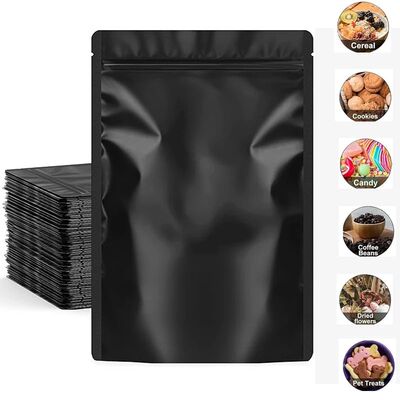 50PCS Resealable Coffee Herb Powder Zipper Pack Bag Smell Pr