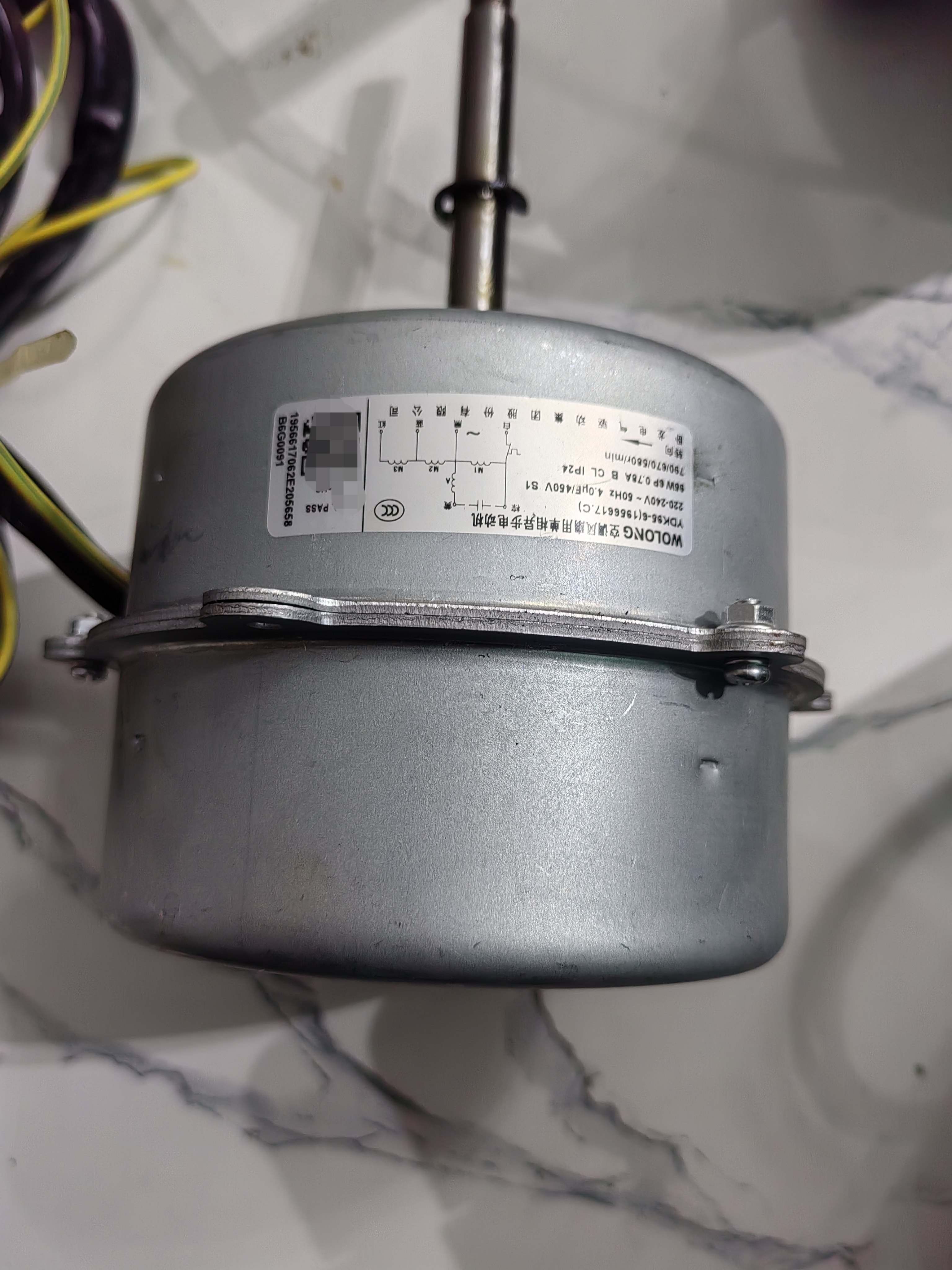 海信5P柜机空调外机交流电机 风扇马达YDK95-6   195