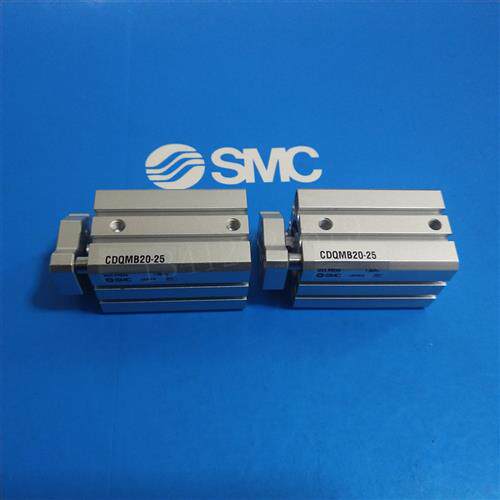 全新SMC原装气缸CQMB12/CDQMB12-5/10/15/20/25/30/35带导杆薄型