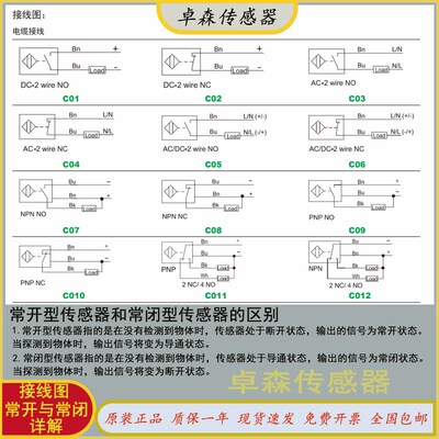 苏州科瑞接近开关ND8 ND4-S3-M18 BD2 BD4-S1S2-M12S S5 S4 S6-3M