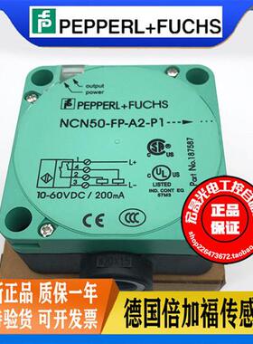 P+F方形接近开关NCN50-FP-A2-P1电感式传感器PNP常开+常闭