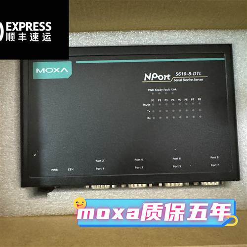 台湾摩莎 NPORT5610-8-DTL 桌面式8口232串口伺服器