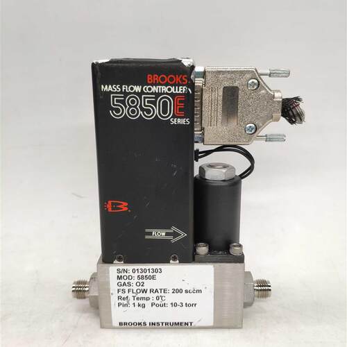 BROOKS布鲁可斯 质量流量计5850E O2 200sccm 正品原装 二手拆机