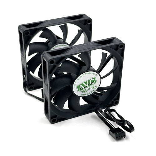 全新AVC 8015静音风扇替换风扇 8CM温控单体叶子12V 工控机箱风扇