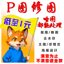 ps修图专业p图无痕修改PDF文字排版去水印抠图批照片在线图片处理