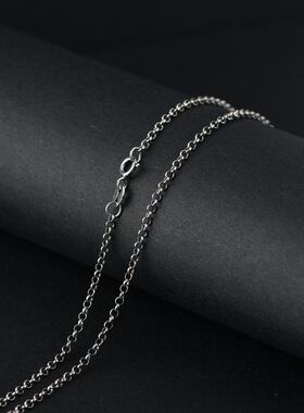 s925纯银复古珍珠O字链