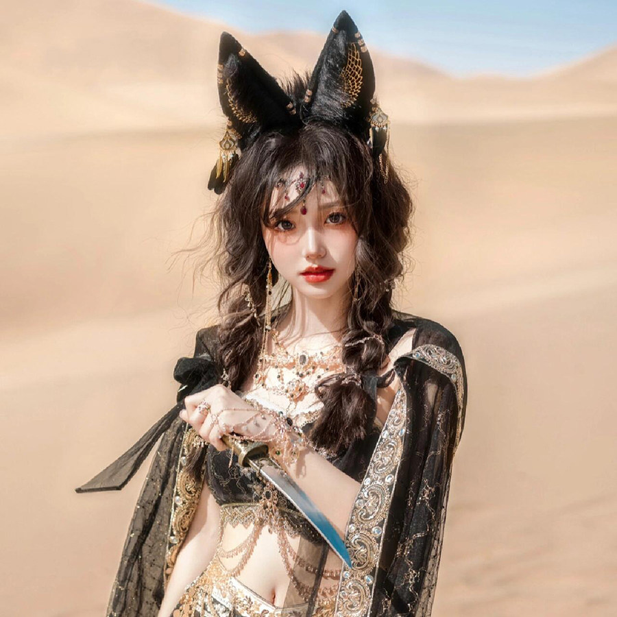 小狐妖敦煌飞天汉服女夏季异域风汉服套装