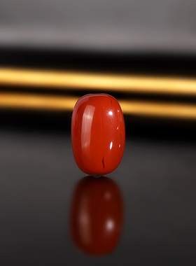 天然川料瓦西南红随型珠散珠 HS21 直径11x16.5x8.8mm 配珠单珠