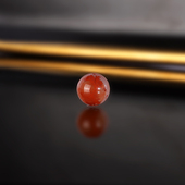 川料南红散珠B101直径10.8mm冰飘南红单珠飘花高冰荔枝栋配珠圆珠