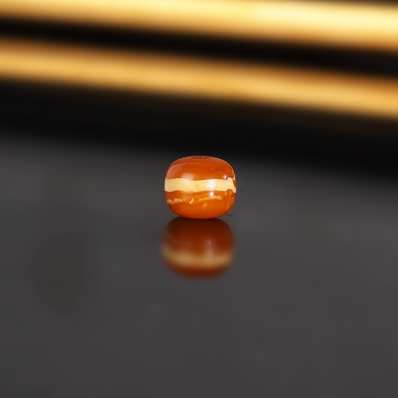 天然俄料老蜡老型散珠6x5mm 1760号 古董老蜜蜡配珠 一物一图