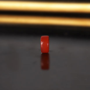 原矿天然瓦西南红直切隔珠7x3.3mm 2011号 川料南红散珠配珠隔片