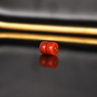 原矿天然瓦西南红直切隔珠 直径7.9x4.9mm A15天花板精工配珠散珠