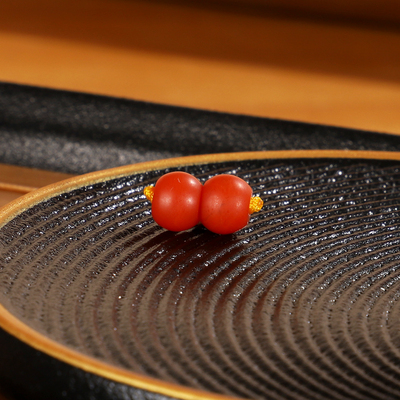 天然南红散珠隔珠BP7直径6.4mm