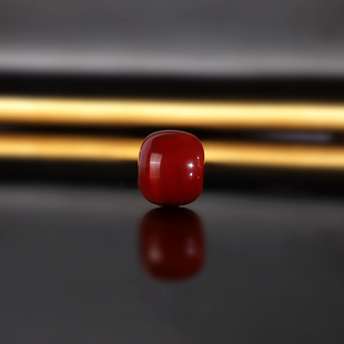 原矿天然瓦西牛血红老型珠散珠 659号天花板南红配珠 11.8x10.1mm