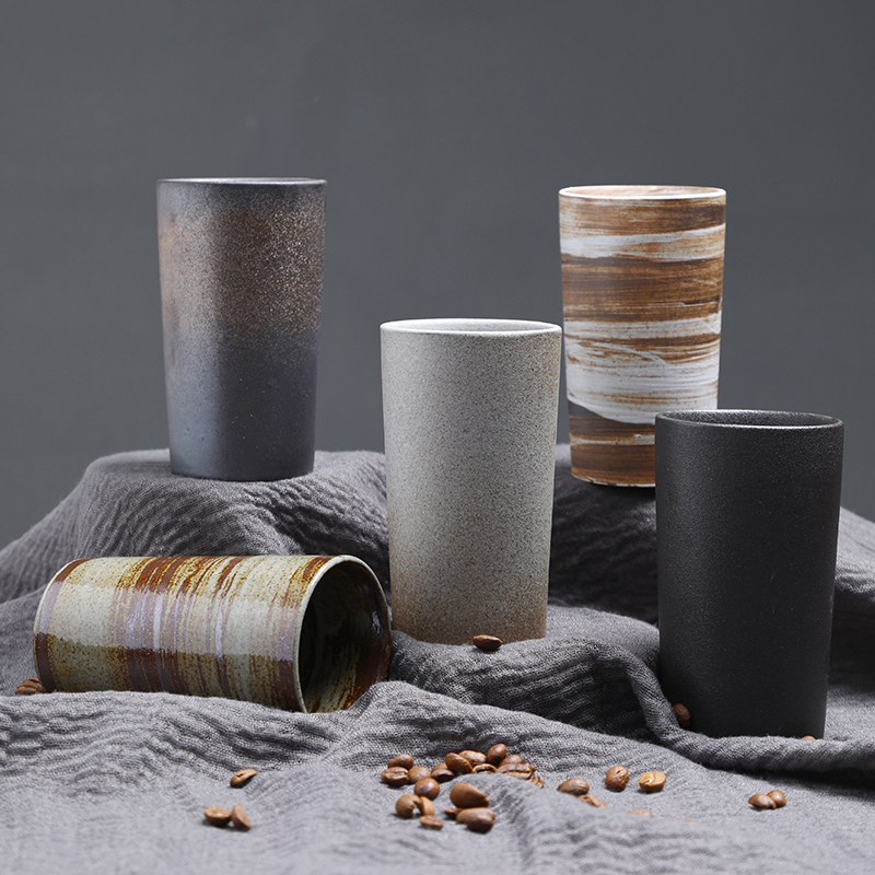 陶瓷家用中古简约日式马克杯