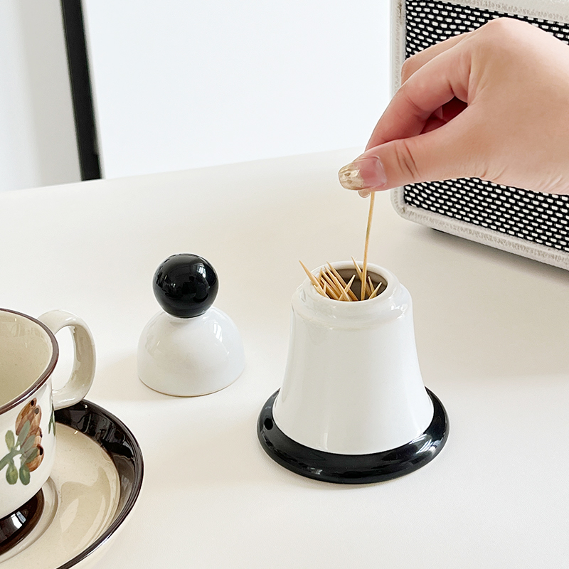 2024新款牙簽筒家用棉簽盒牙簽盒