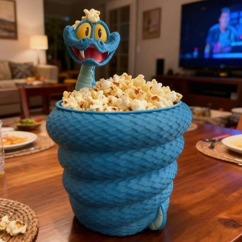 疯狂动物城盖瑞一条蛇爆米花桶