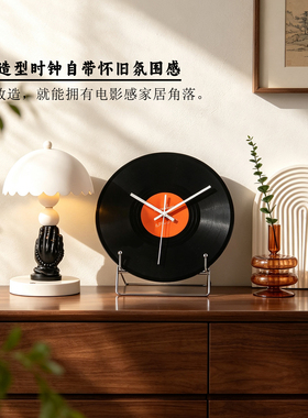 现代简约黑胶唱片家居装饰小摆件