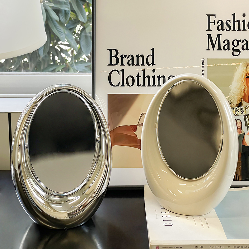 ins可翻转放大双面化妆镜梳妆镜