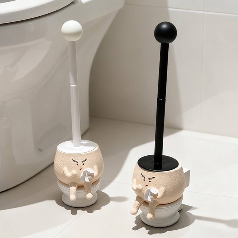 创意搞怪小马桶马桶刷家用无死角卫生间清洁刷子带底座洗厕所神器