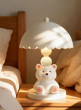 创意可爱维尼熊台灯桌面装饰摆件
