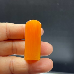 天然玉石精品珠宝云南黄龙玉印章代刻字 把玩送礼