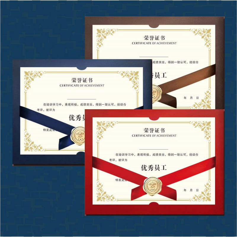 汇出彩荣誉证书加急当天发货