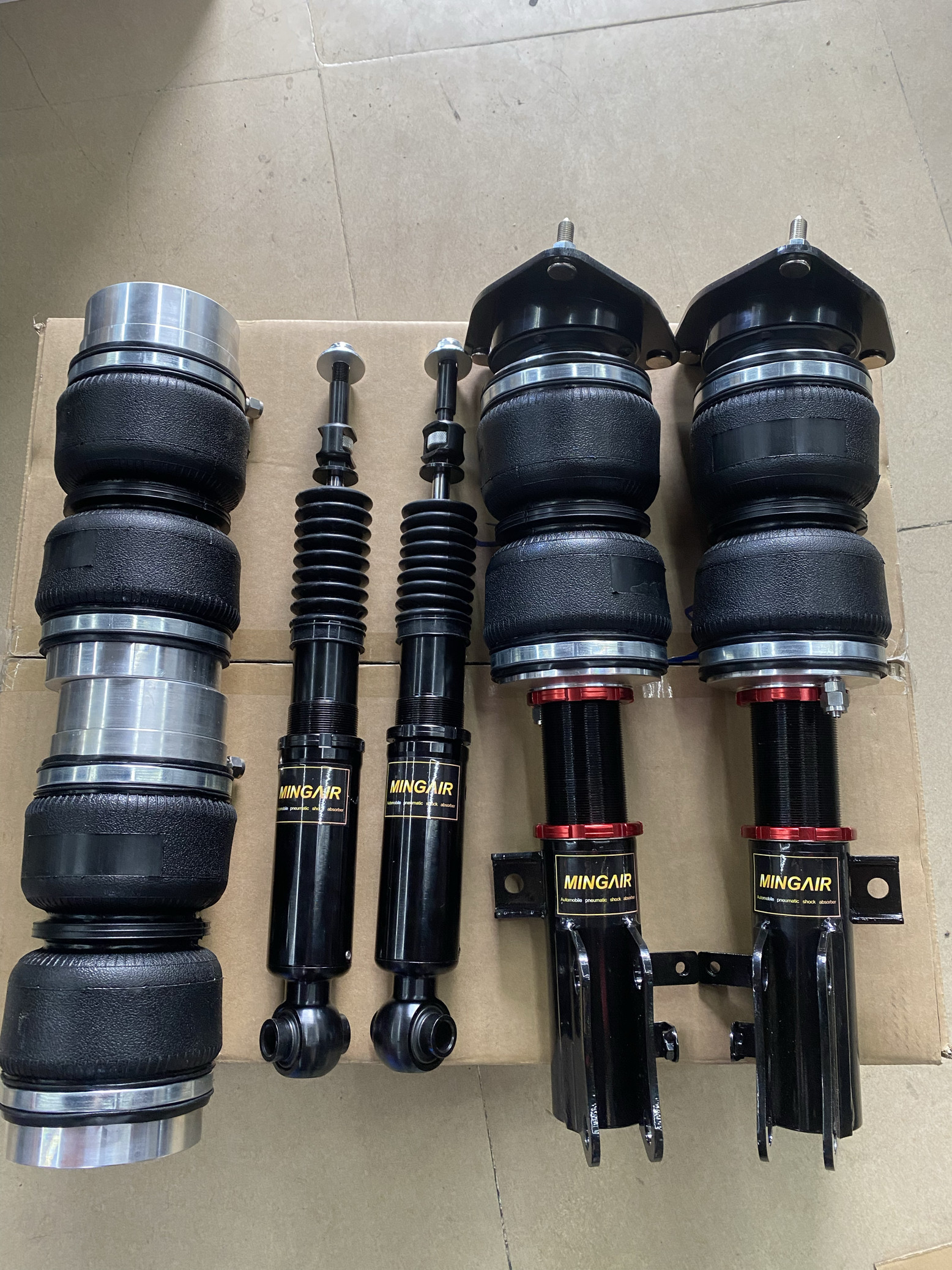 八代凯美瑞气动避震气囊改装空气悬挂减震气包 mingair 品牌