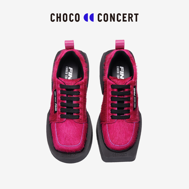 CHOCO CONCERT设计鞋履丨秋冬新品首发圆方马毛球鞋休闲鞋