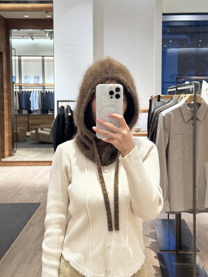 小禾同款~【100羊绒/拉绒/无缝】Balaclava/巴拉克拉法帽