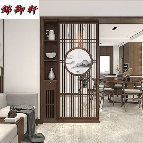 东阳木雕玄关隔断厂家直销实木