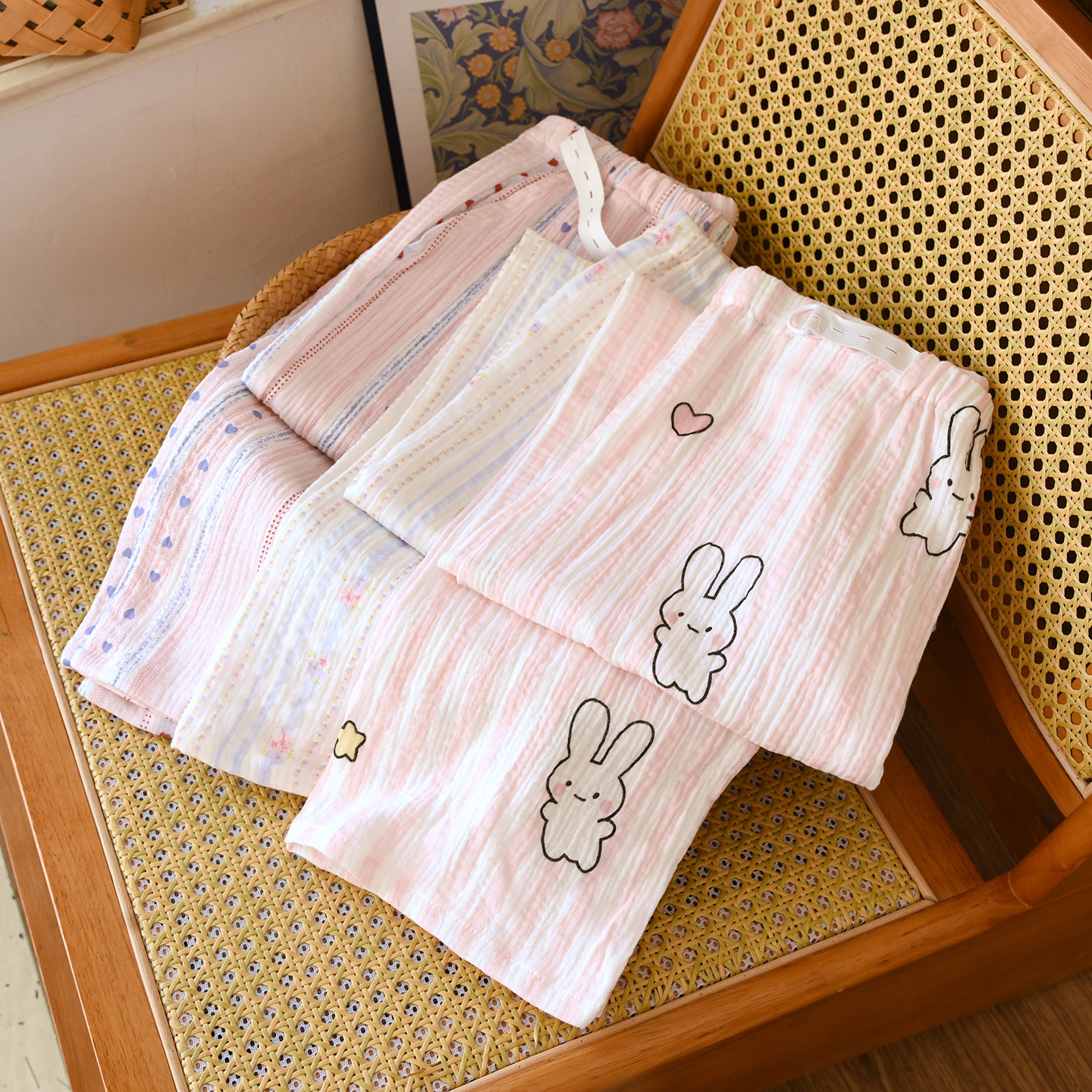 孕妇睡裤纯棉纱布不勒肚春秋薄款高腰月子裤可调节产妇家居裤长裤,孕妇装/孕产妇用品/营养,家居裤,淘宝优惠券,粉丝福利购,淘宝优惠卷