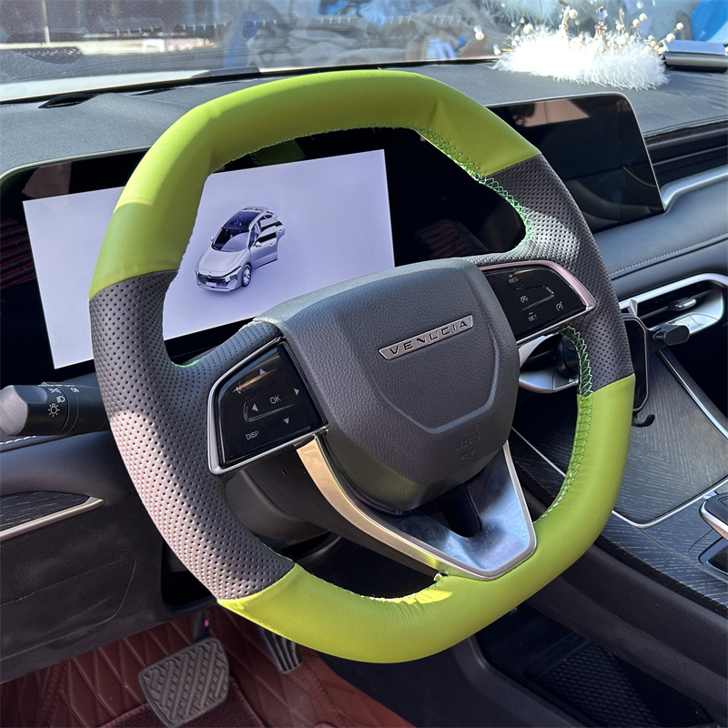 启辰大V DD-i专用手缝方向盘套 启辰星 D60plus T90 T70X全包把套