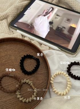 百搭丸子头发绳学生马尾辫头绳