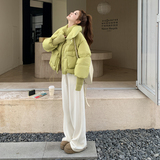 【现货】立领短款羽绒服面包服外套2025新款005-6090-P245-K368，女装羽绒服，浙宝005