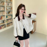 【大货已出】2026年春季休闲风翻领短外套005-6176-P155-K248，女装短外套，浙宝005