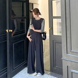 【大货出】高级感牛仔马甲阔腿裤三件套女6038-P175控258，女装套装/套裙，浙宝005