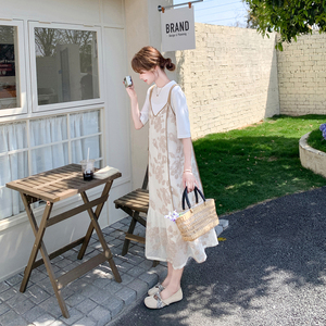 【现货】2026夏季新款吊带罩衫两件套2B063-6203-P160-K238，女装连衣裙，浙宝005