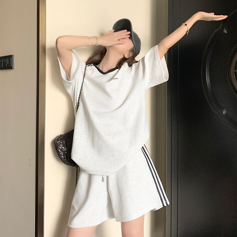 【现货】2025夏季新款休闲运动套装005637-P145-K208,女装运动套装,浙宝005