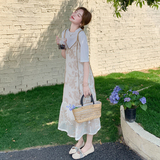 【现货】2026夏季新款白色吊带罩衫两件套005-683-P160-K238，女装连衣裙，浙宝005