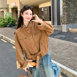 【新款好数据出】大货已安排麂皮绒外套2B063-566-P180-K288，女装短外套，浙宝005