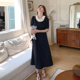 【现货】2026夏季新款黑色显瘦连衣裙0059916P105K158，女装连衣裙，浙宝005